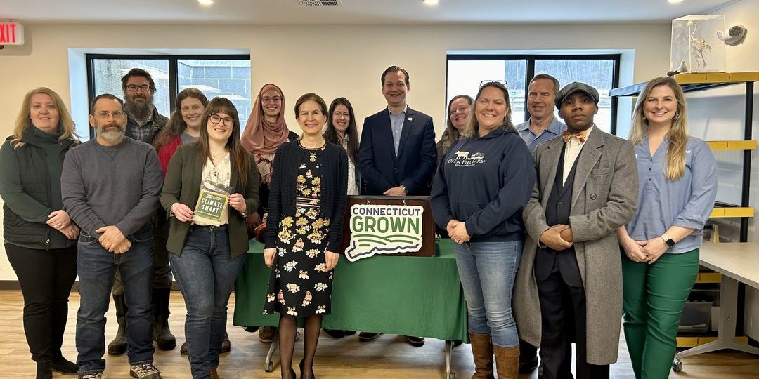 Press conference about Connecticut's Climate Smart Agriculture Program